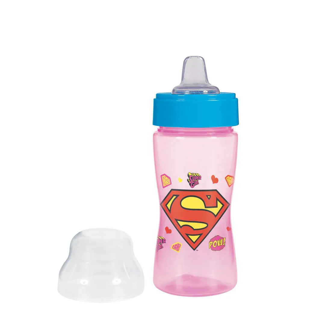 Copo Transição Com Bico Flexível DC Super Man 330ml 