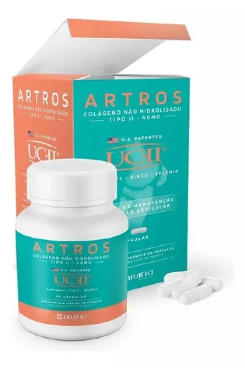 COLAGENO TIPO 2 UC-II 40MG DIVINA ARTROS  C/90 CAPSULAS