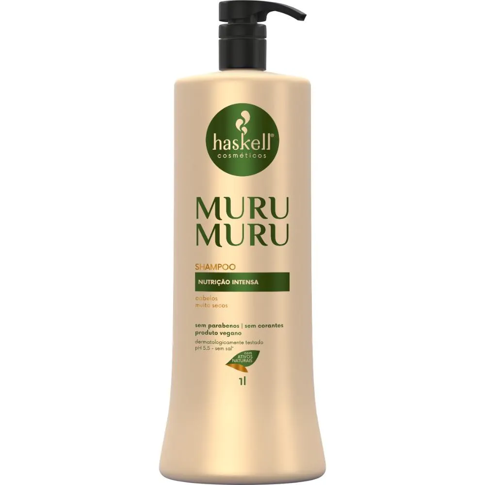 SHAMPOO HASKELL MURUMURU NUTRIçãO INTENSA 1 LITRO