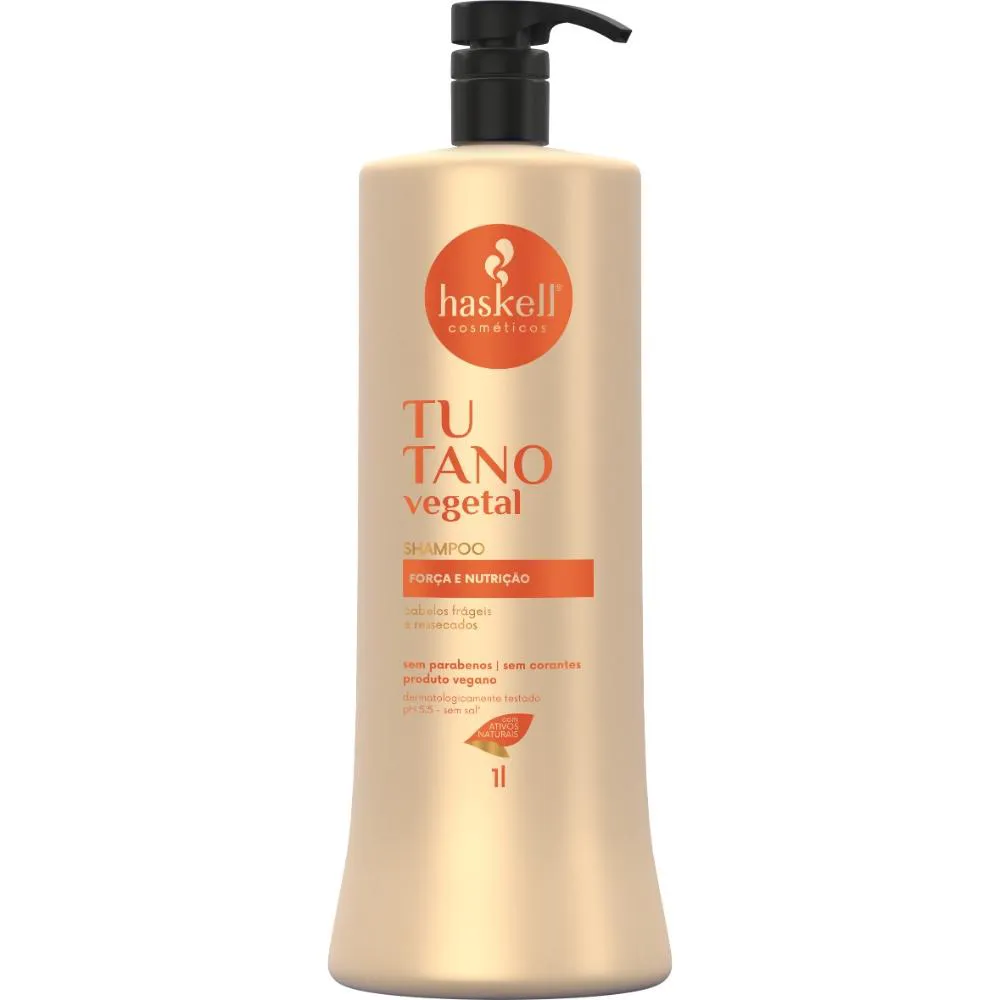 SHAMPOO HASKELL TUTANO FORçA E NUTRIçãO 1 LITRO