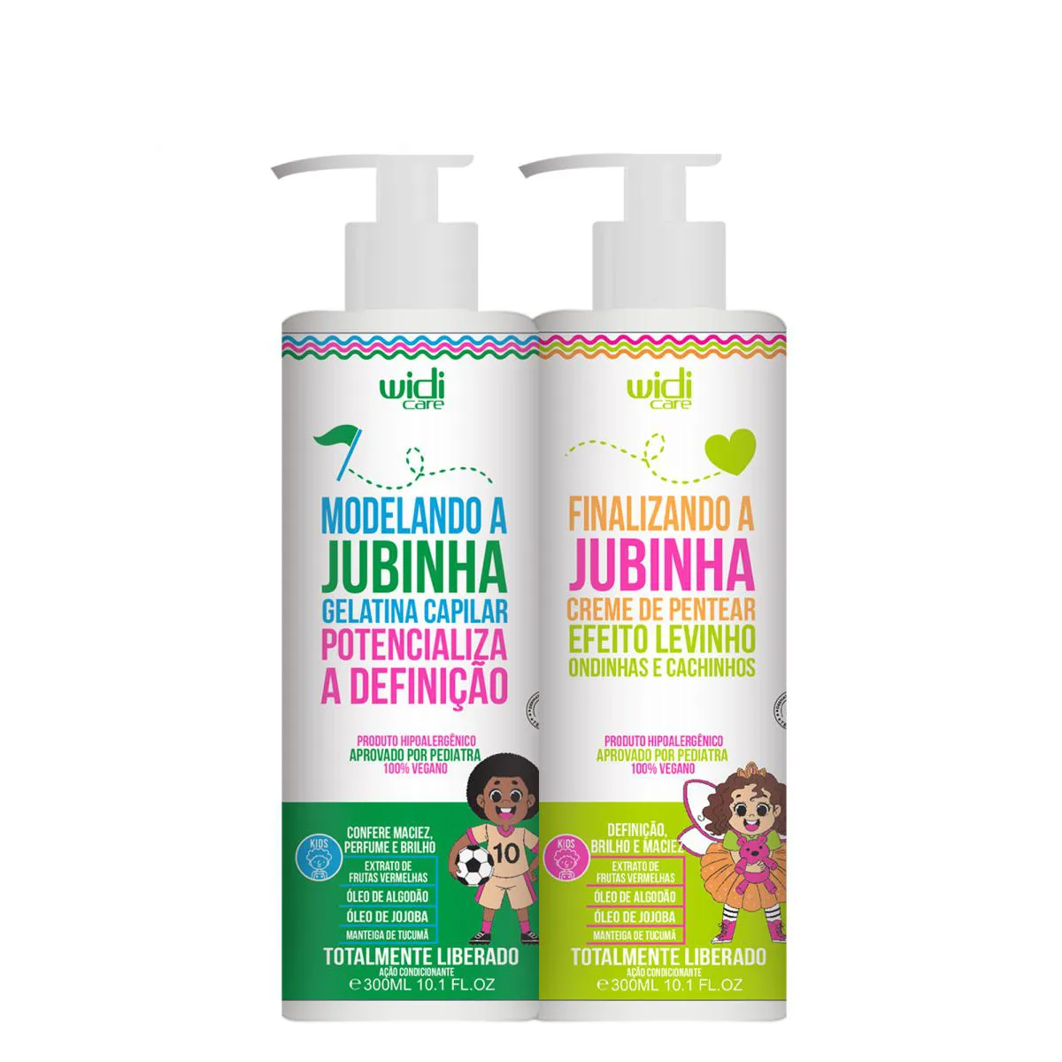 WIDI CARE JUBINHA CREME LEVINHO + GELATINA CAPILAR