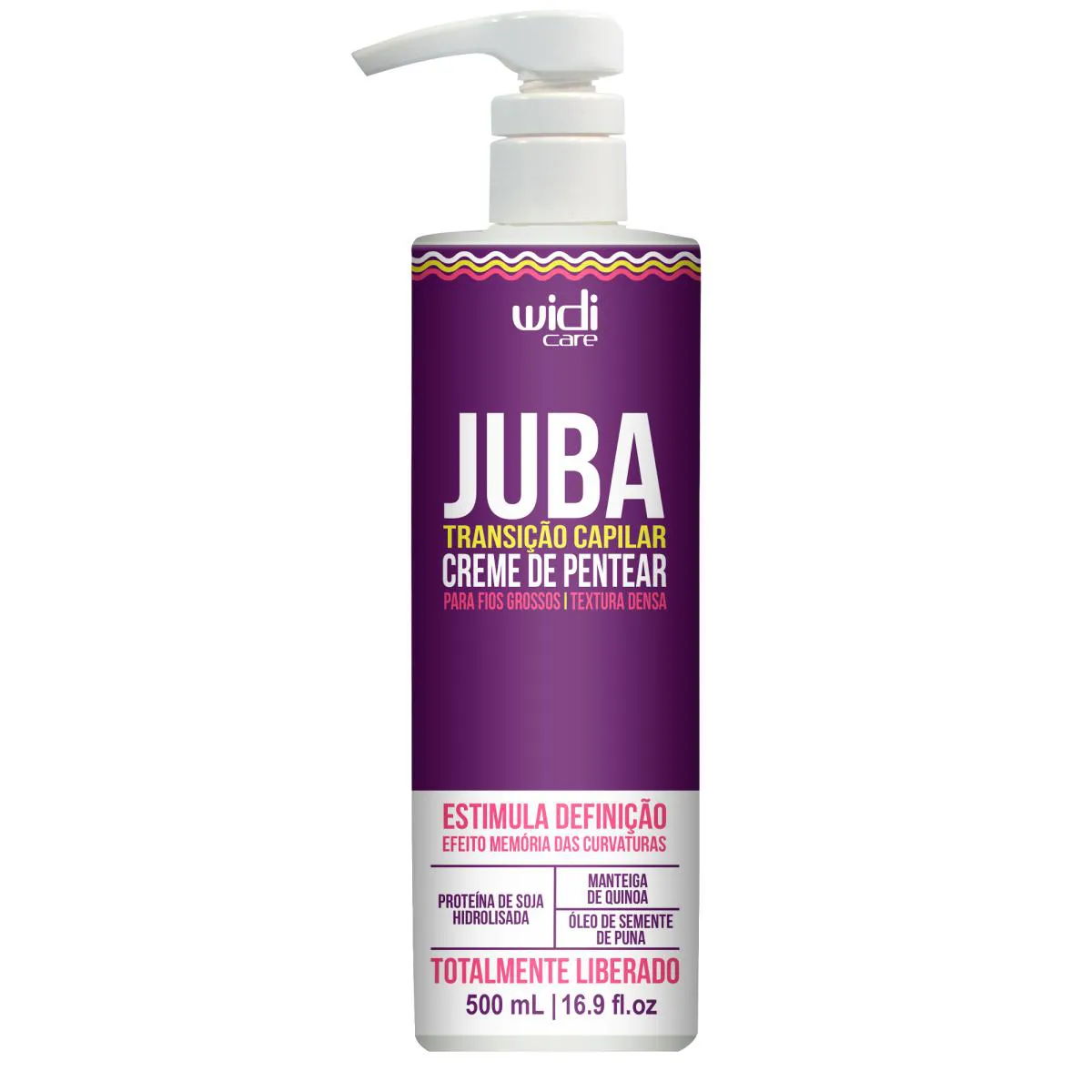 WIDI CARE CREME DE PENTEAR DENSO JUBA TRANSIçãO CAPILAR 500ML