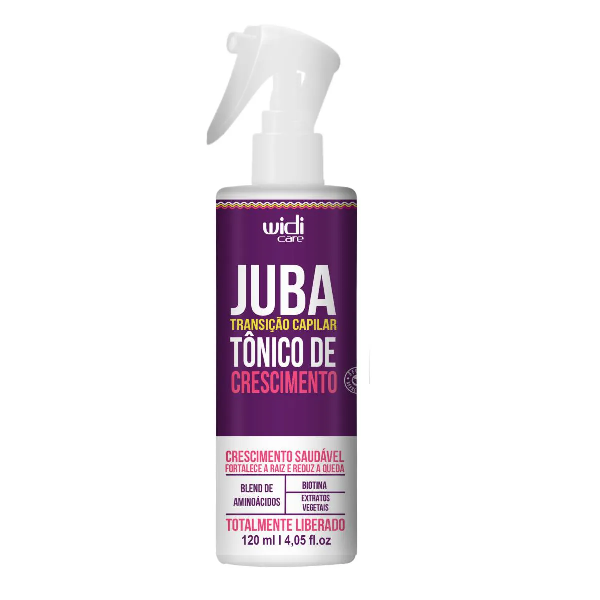 WIDI CARE TôNICO DE CRESCIMENTO JUBA TRANSIçãO CAPILAR 120ML