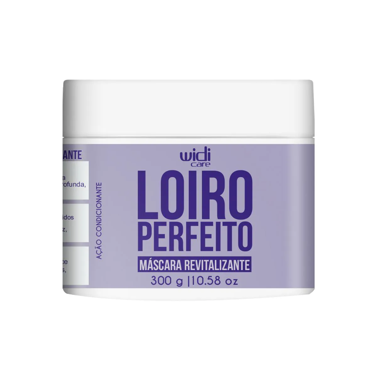 WIDI CARE MáSCARA REVITALIZANTE LOIRO PERFEITO 300G