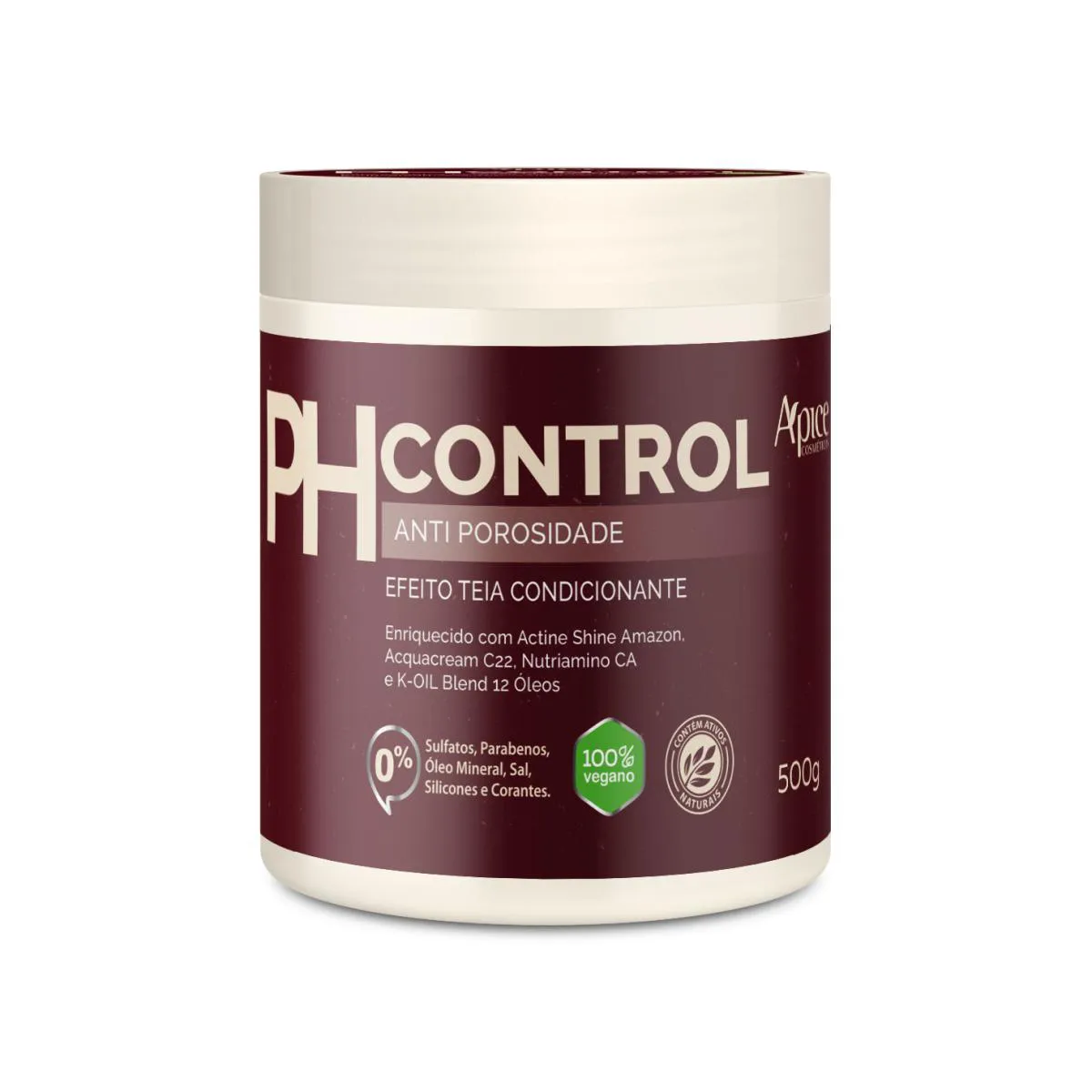 ÁPICE COSMéTICOS MáSCARA ACIDIFICANTE PH CONTROL 500G