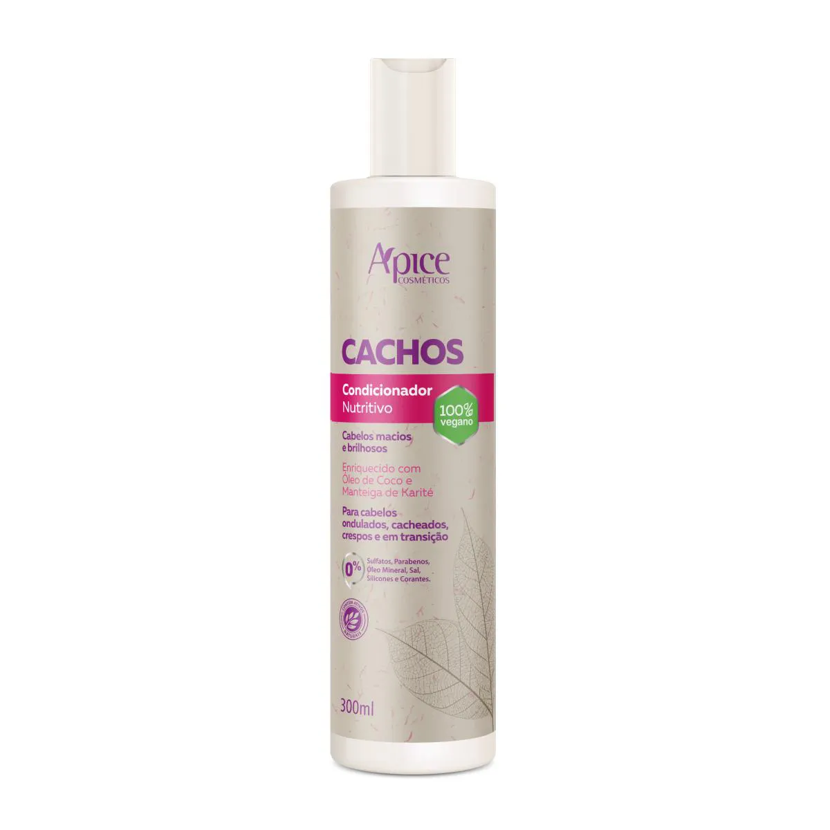 ÁPICE COSMéTICOS CONDICIONADOR CACHOS NUTRITIVOS 300ML
