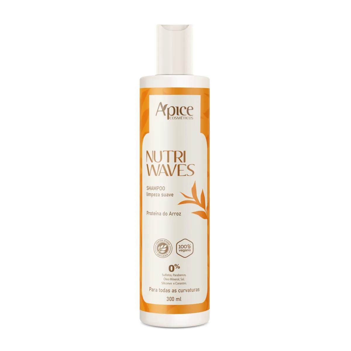 ÁPICE COSMéTICOS SHAMPOO NUTRI WAVES 300ML