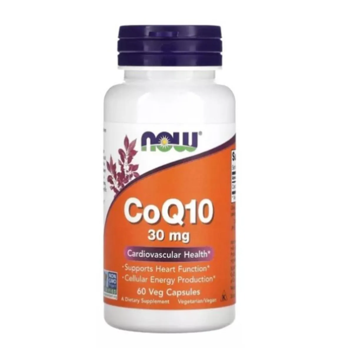 COENZIMA COQ Q10 30 MG 60 CAPSULAS ANTIOXIDANTE NOW FOODS