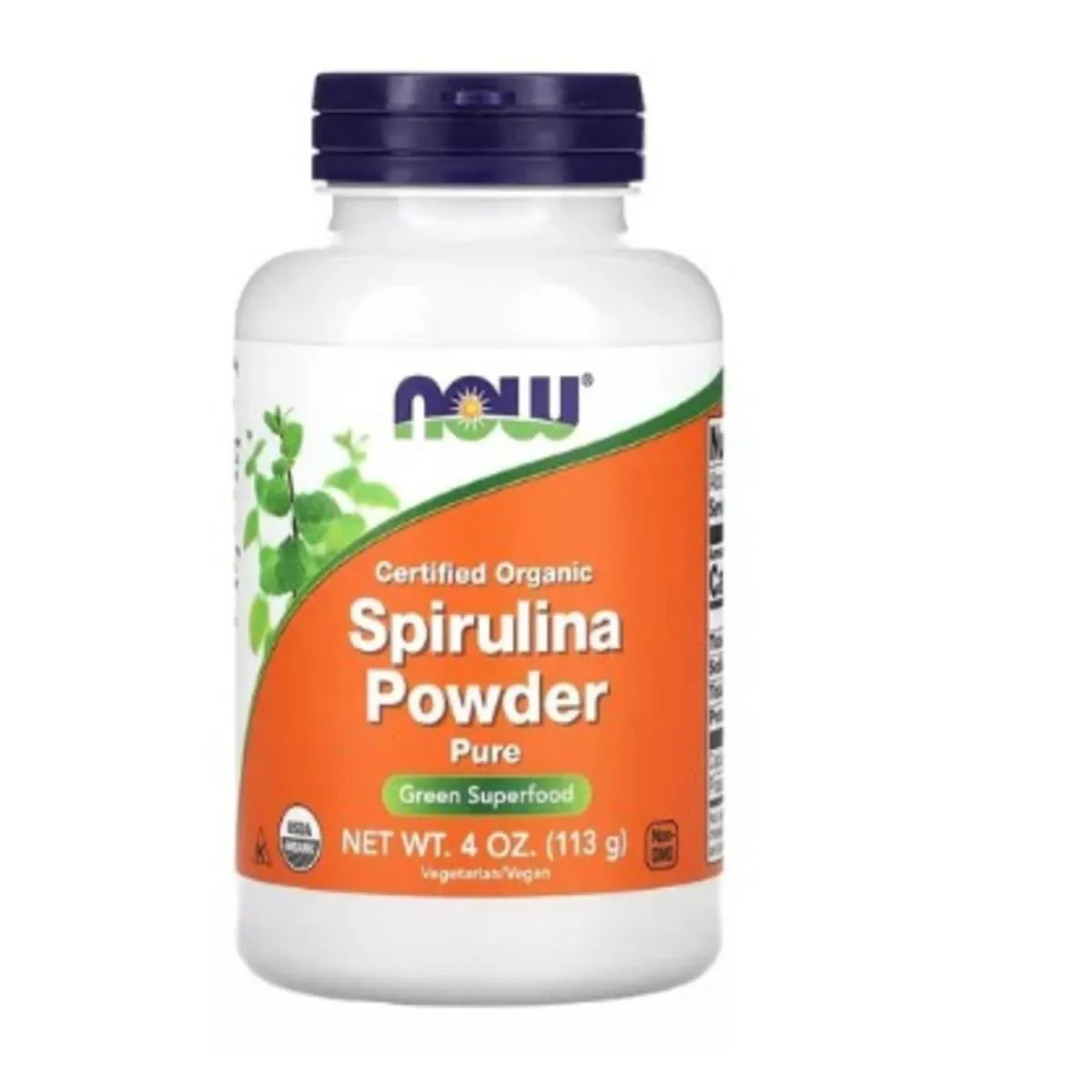 SPIRULINA EM Pó PREMIUM ESPIRULINA 100 PURA 113G NOW FOODS