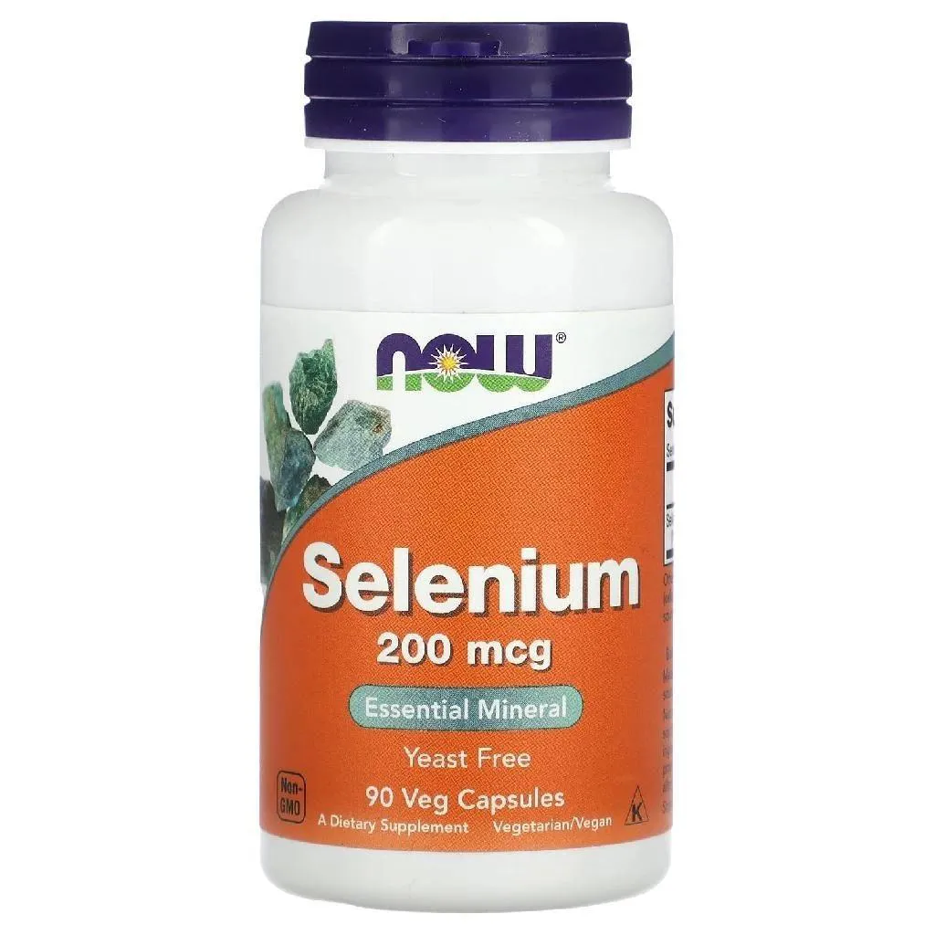 SELENIO NOW FOODS IMPORTADO 90 CAPSULAS 200MCG SELENIUM