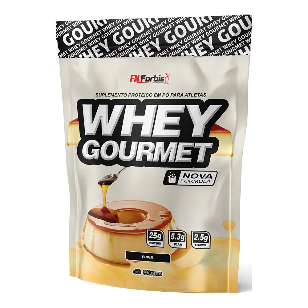 WHEY PROTEIN GOURMET 907G REFIL - FN FORBIS 907 G Pudim