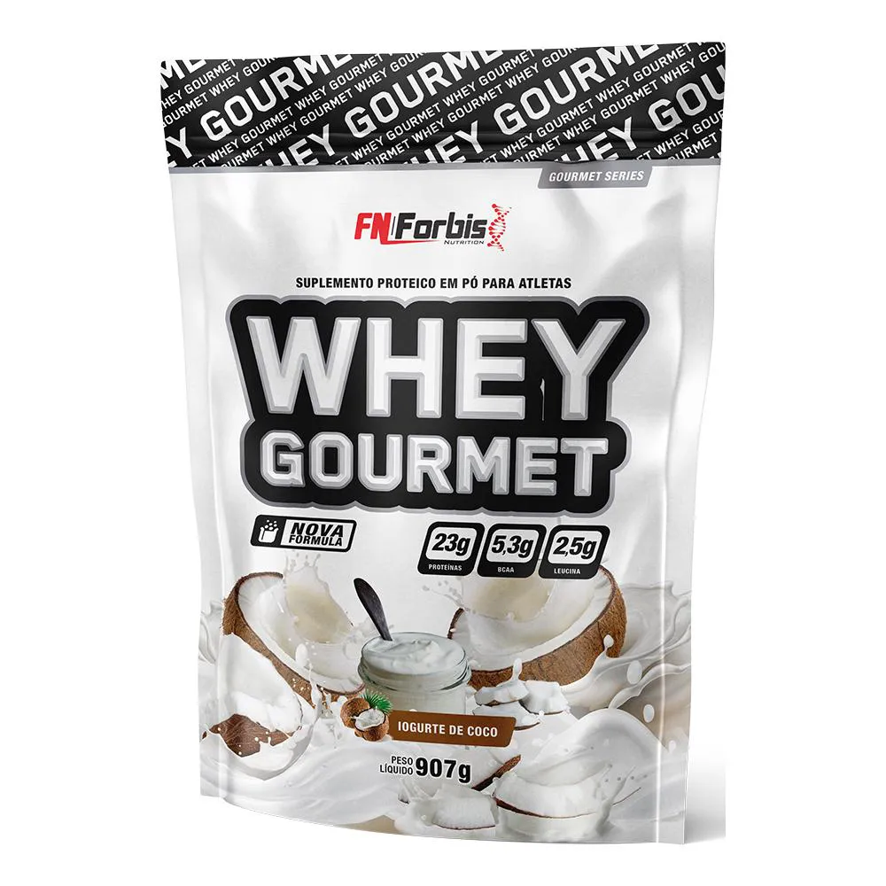 WHEY PROTEIN GOURMET 907G REFIL - FN FORBIS 907 G Iogurte DE Coco