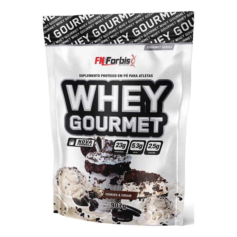 WHEY PROTEIN GOURMET 907G REFIL - FN FORBIS 907 G Cookies AND Cream