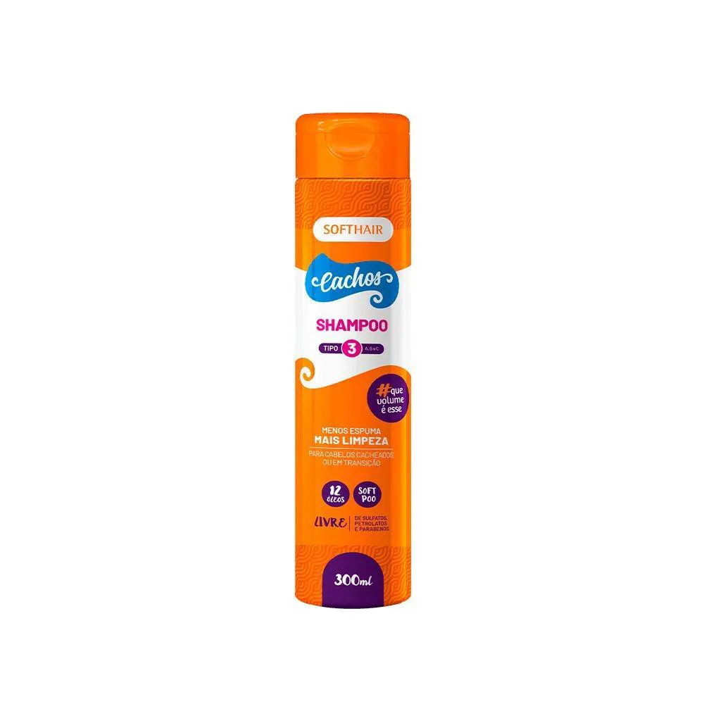 SHAMPOO CACHOS DEFINIDOS TIPO 3 SOFT HAIR