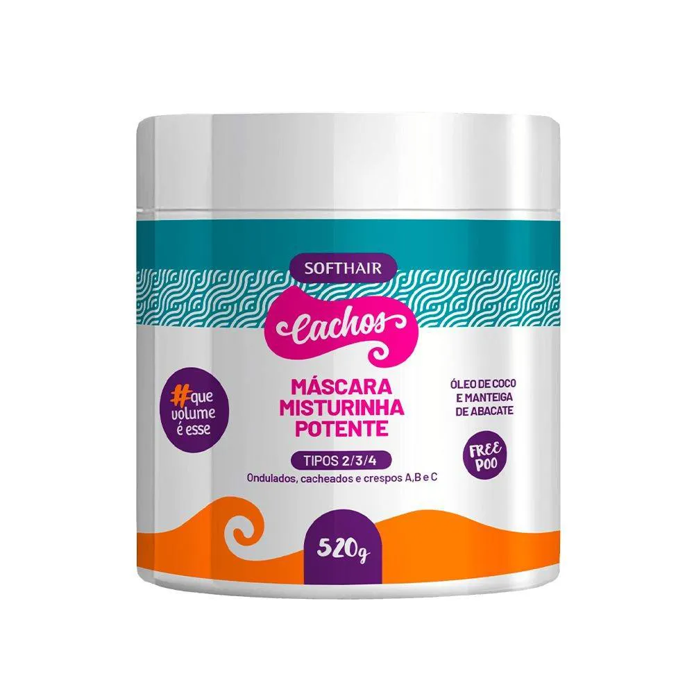 MáSCARA MISTURINHA POTENTE SOFT HAIR 520G