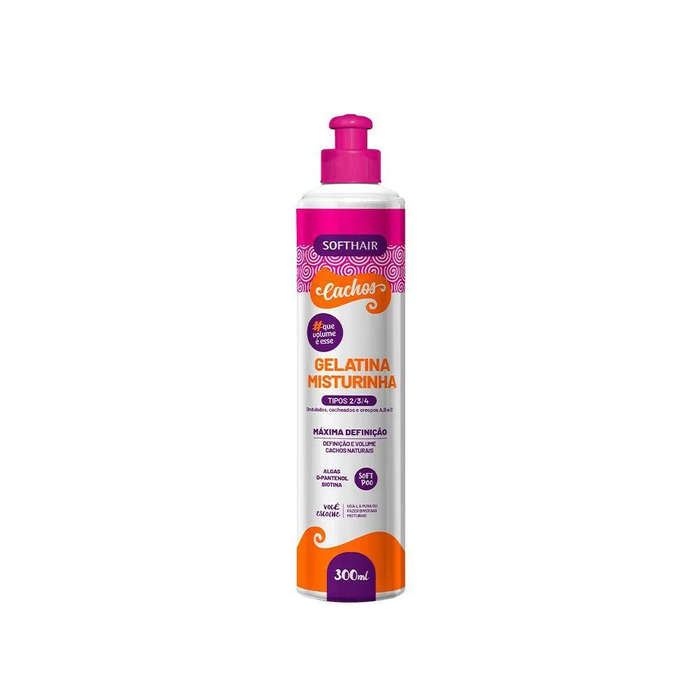 GELATINA MISTURINHA MODELADORA SOFT HAIR 300G