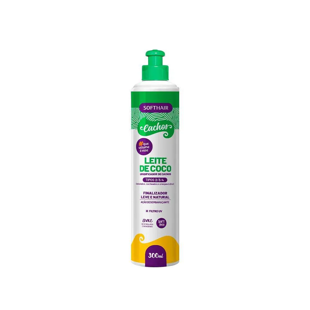 LEITE DE COCO UMIDIFICADOR SOFT HAIR 300ML
