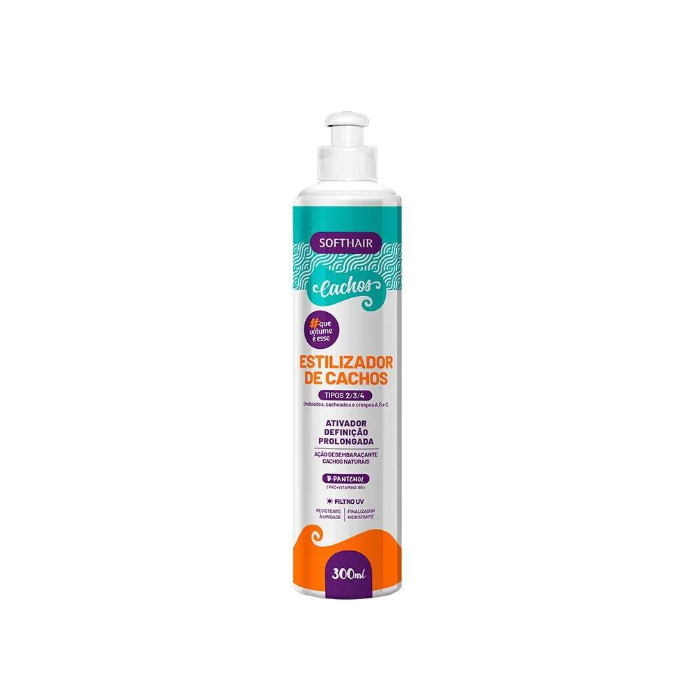 ATIVADOR DE CACHOS D-PANTENOL ESTILIZADOR SOFT HAIR 300G