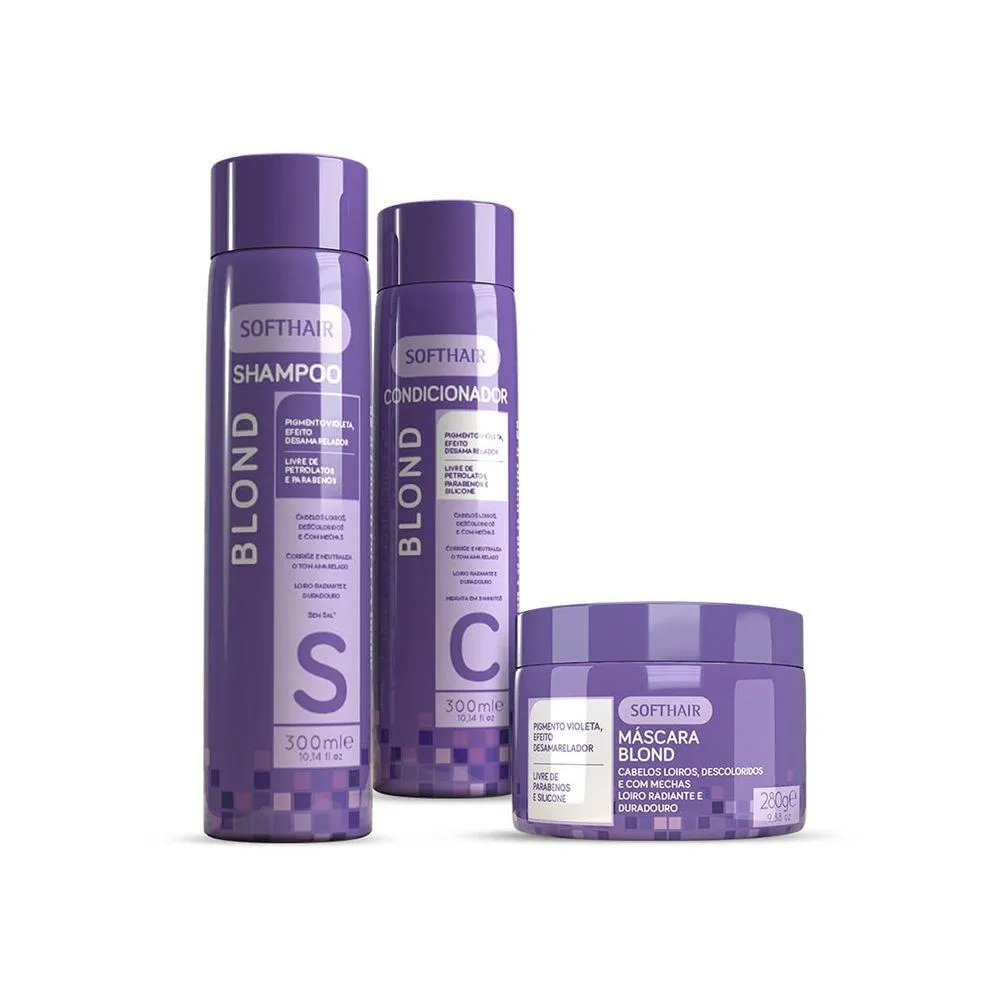 KIT PROMOCIONAL BLOND SOFT HAIR