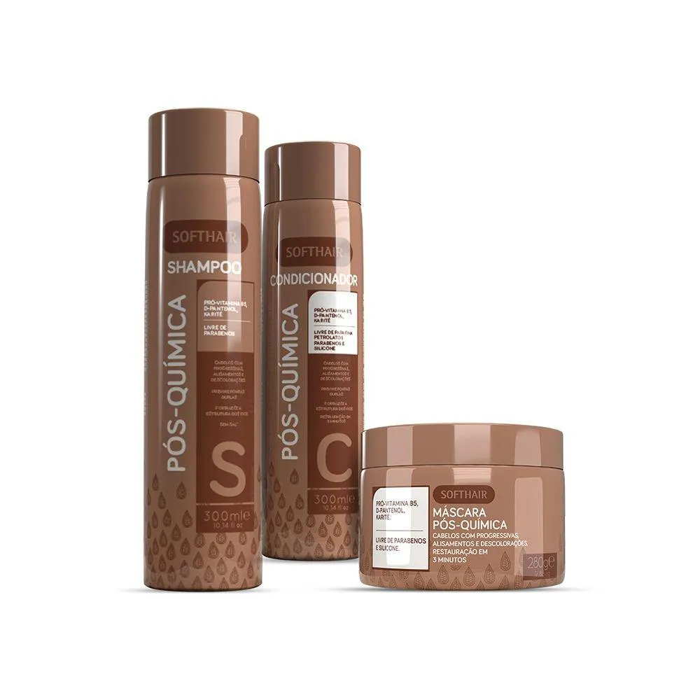 KIT PROMOCIONAL PóS QUíMICA SOFT HAIR