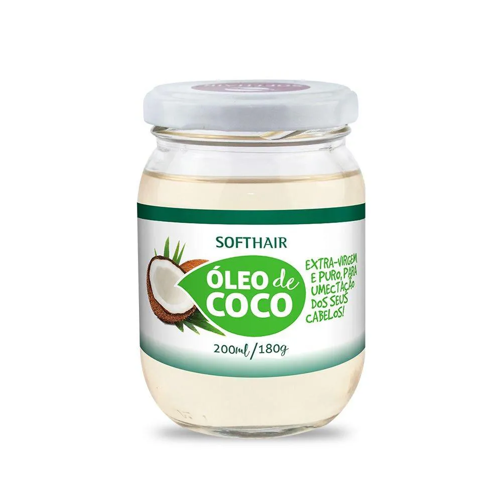 ÓLEO DE COCO EXTRA VIRGEM SOFT HAIR