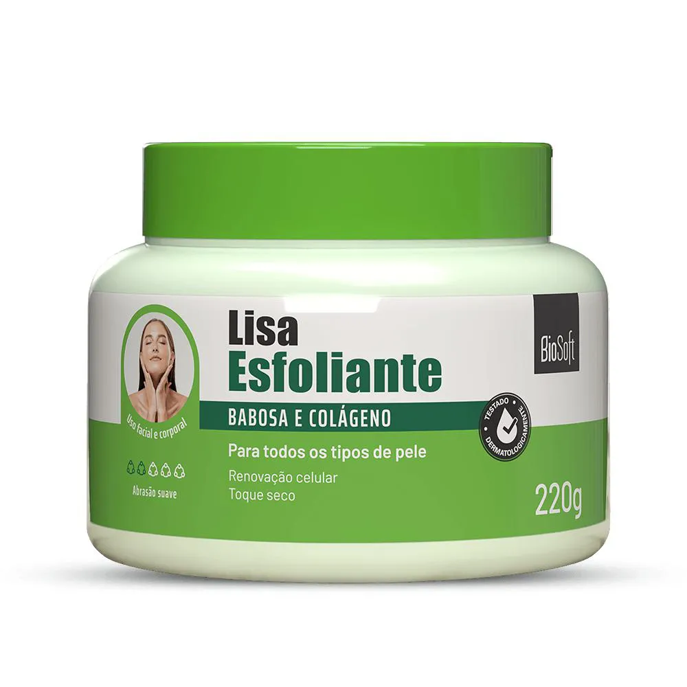 ESFOLIANTE BABOSA E COLáGENO BIO SOFT 220G