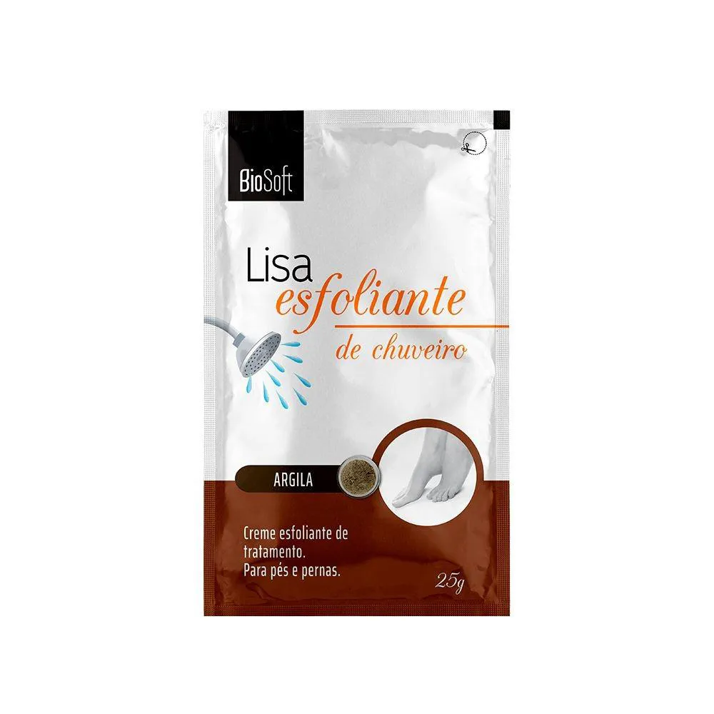 SACHê ESFOLIANTE DE CHUVEIRO ARGILA 25G SOFT HAIR