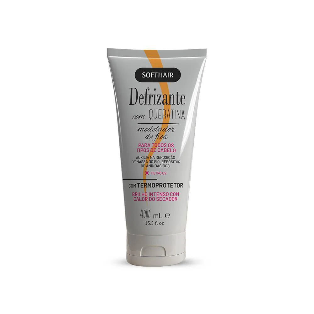 DEFRIZANTE COM QUERATINA SOFT HAIR 400ML