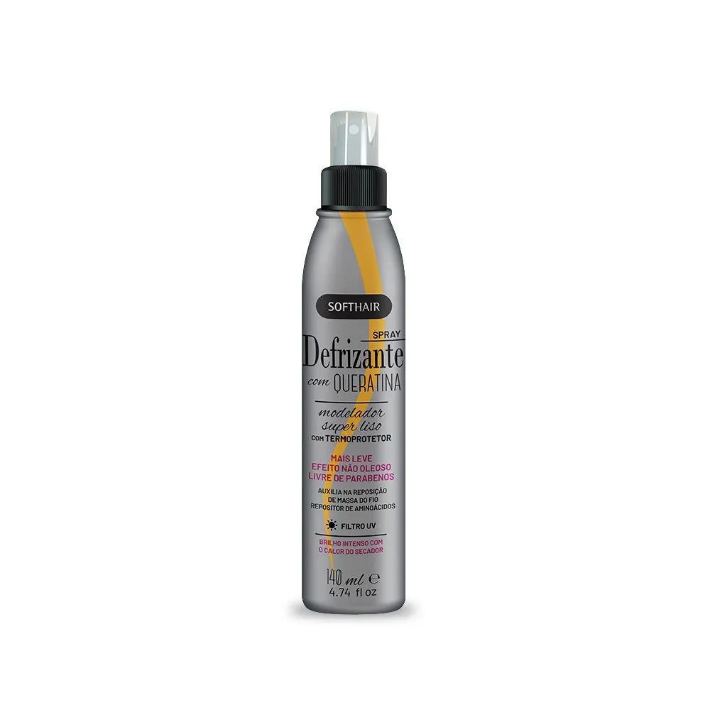 SPRAY DEFRIZANTE COM QUERATINA SOFT HAIR 140ML
