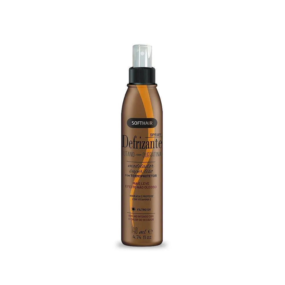 SPRAY DEFRIZANTE TUTANO COM QUERATINA SOFT HAIR 140ML