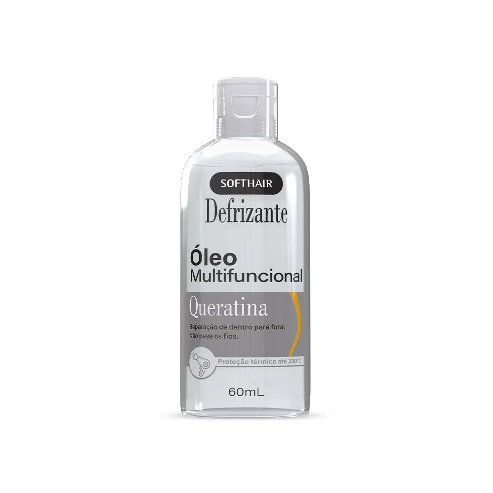 ÓLEO REPARADOR DE PONTAS MULTIFUNCIONAL QUERATINA SOFT HAIR