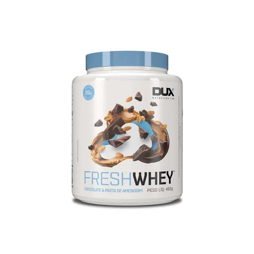 FRESH WHEY (450G) - SABOR: CHOCOLATE E PASTA DE AMENDOIM