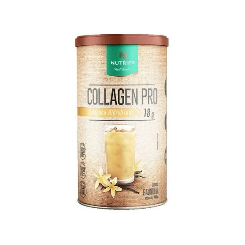 NUTRIFY COLLAGEN PRO BAUNILHA 450G