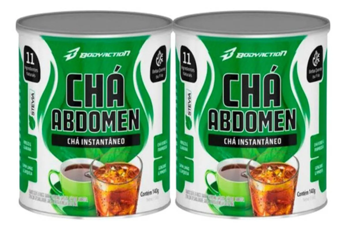 KIT 2 CHA ABDOMEN 140G BODYACTION
