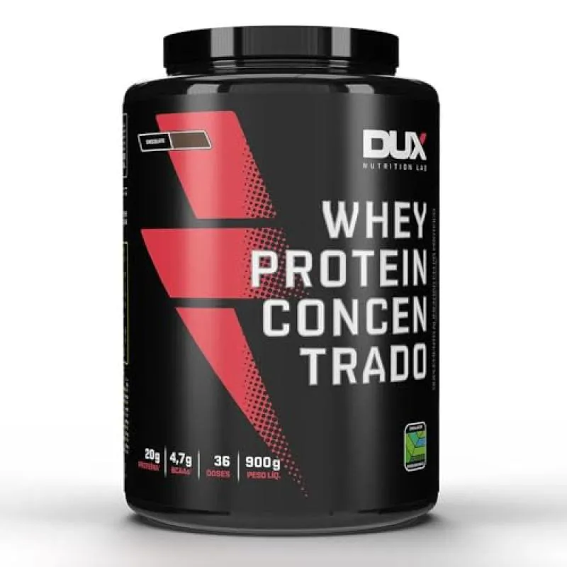 DUX NUTRITION WHEY PROTEIN CONCENTRADO 900G - CHOCOLATE