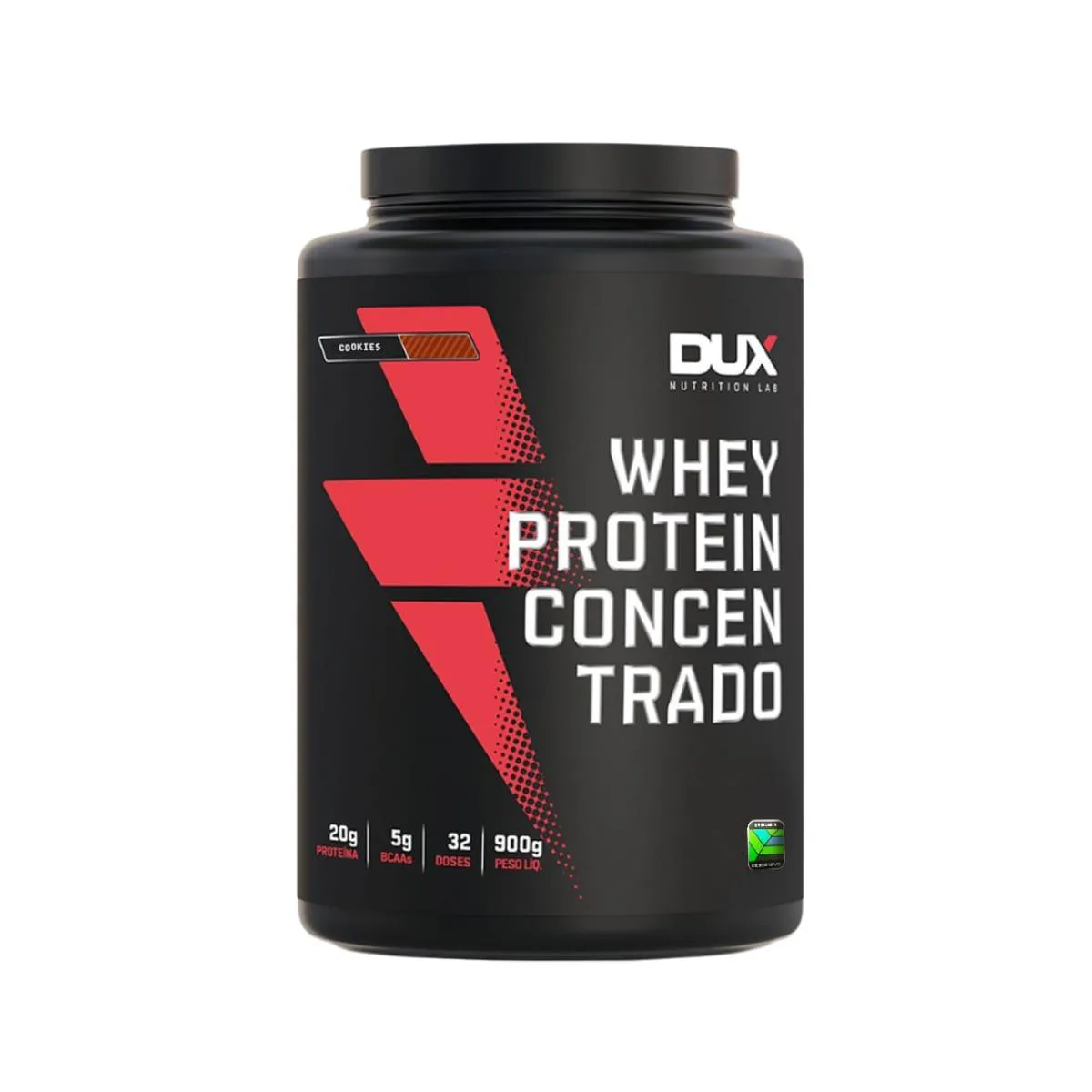 DUX NUTRITION WHEY CONCENTRADO POTE COOKIES - 900G