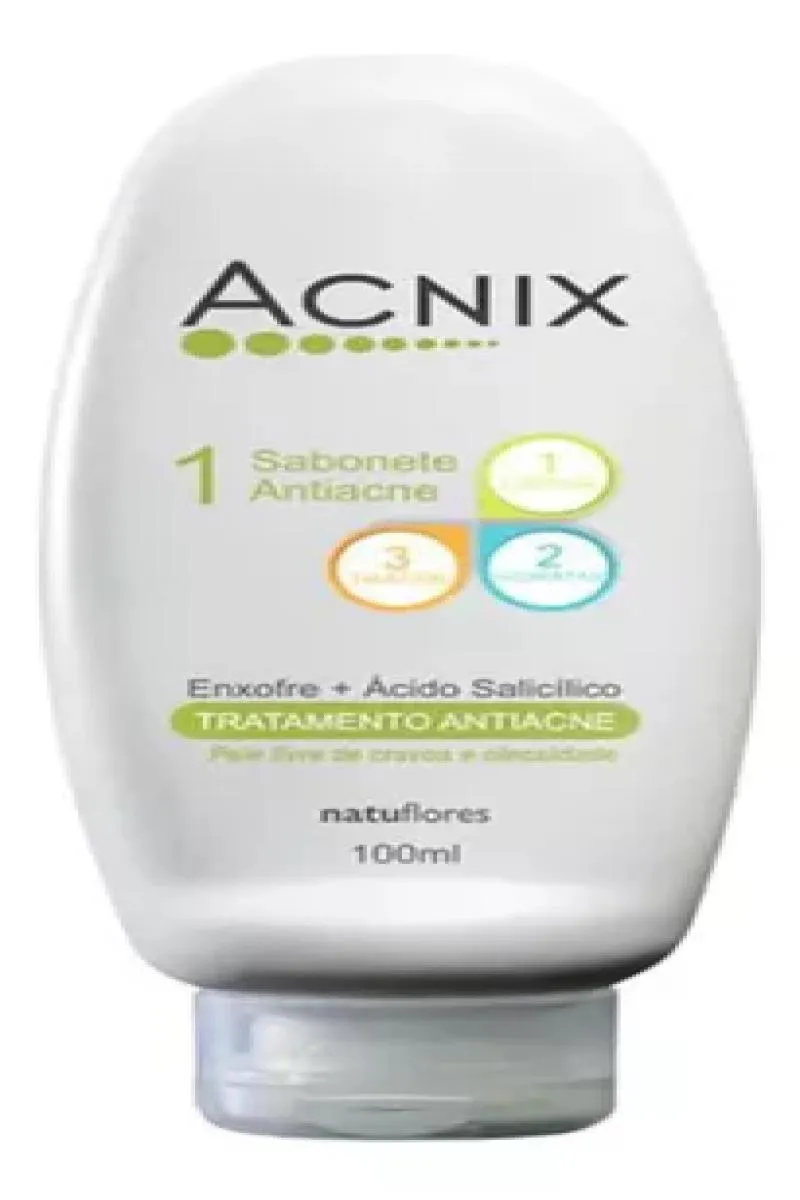 SABONETE ANTI-ACNE C/ ENXOFRE 100ML - NATUFLORES