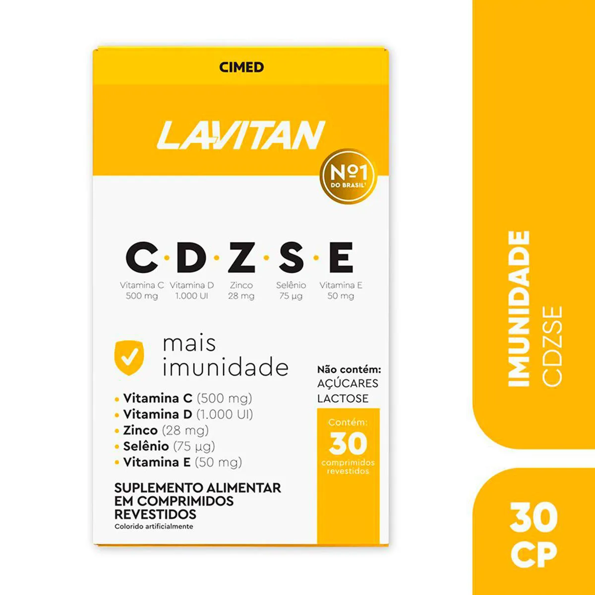 Polivitamínico Lavitan CDZSE +Imunidade 30 comprimidos