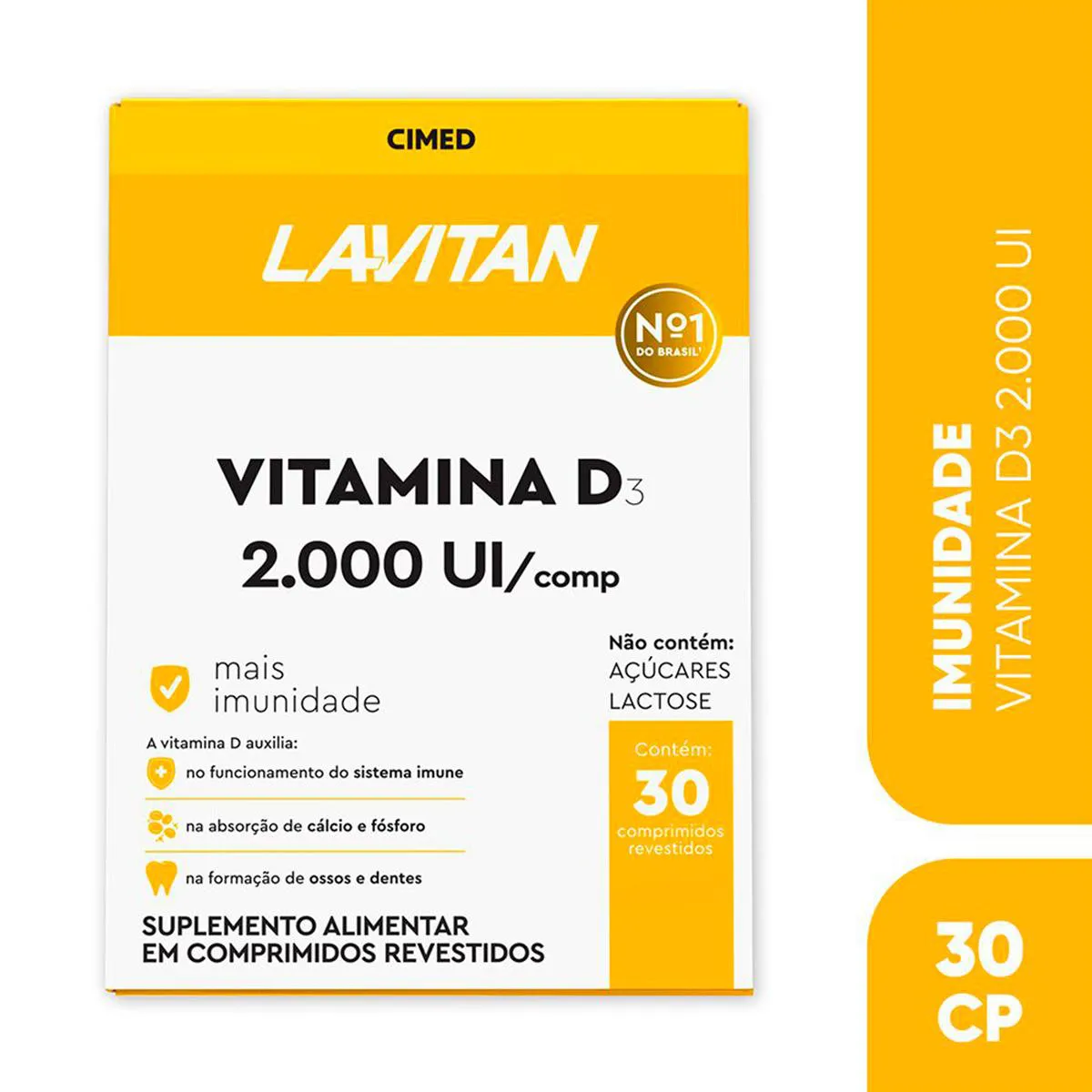 Vitamina D 2.000UI Lavitan 30 comprimidos