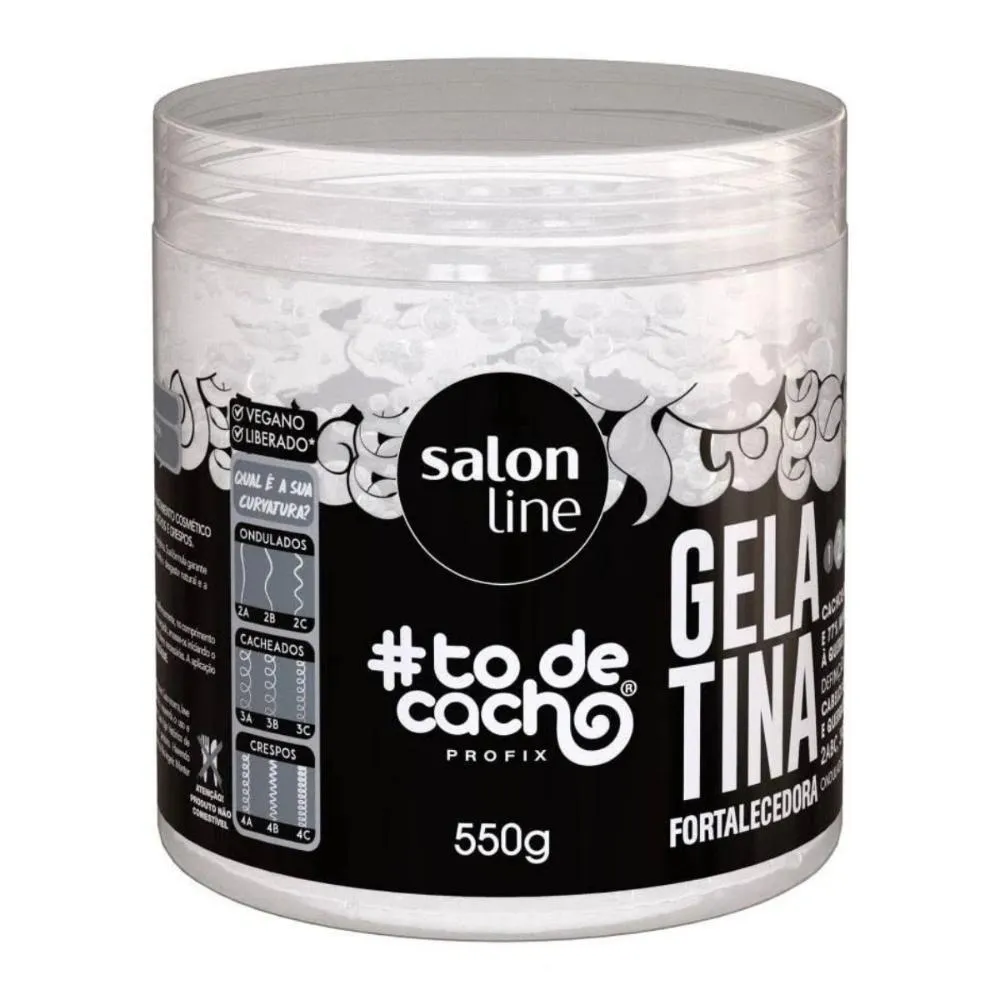 SALON LINE #TODECACHO GELATINA FORTALECEDORA 550G