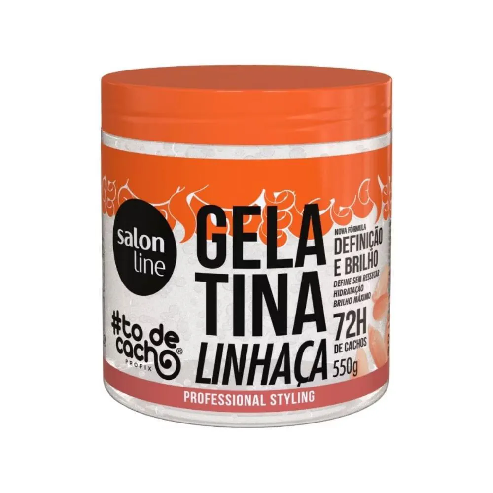 SALON LINE #TODECACHO GELATINA LINHAçA 550G