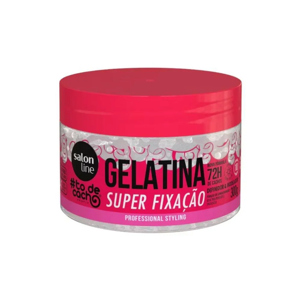 SALON LINE #TODECACHO GELATINA SUPER FIXAçãO 300G