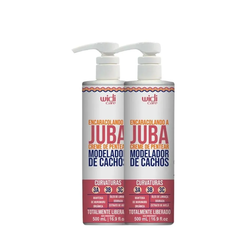 WIDI CARE ENCARACOLANDO A JUBA KIT 2 CREME DE PENTEAR 500ML