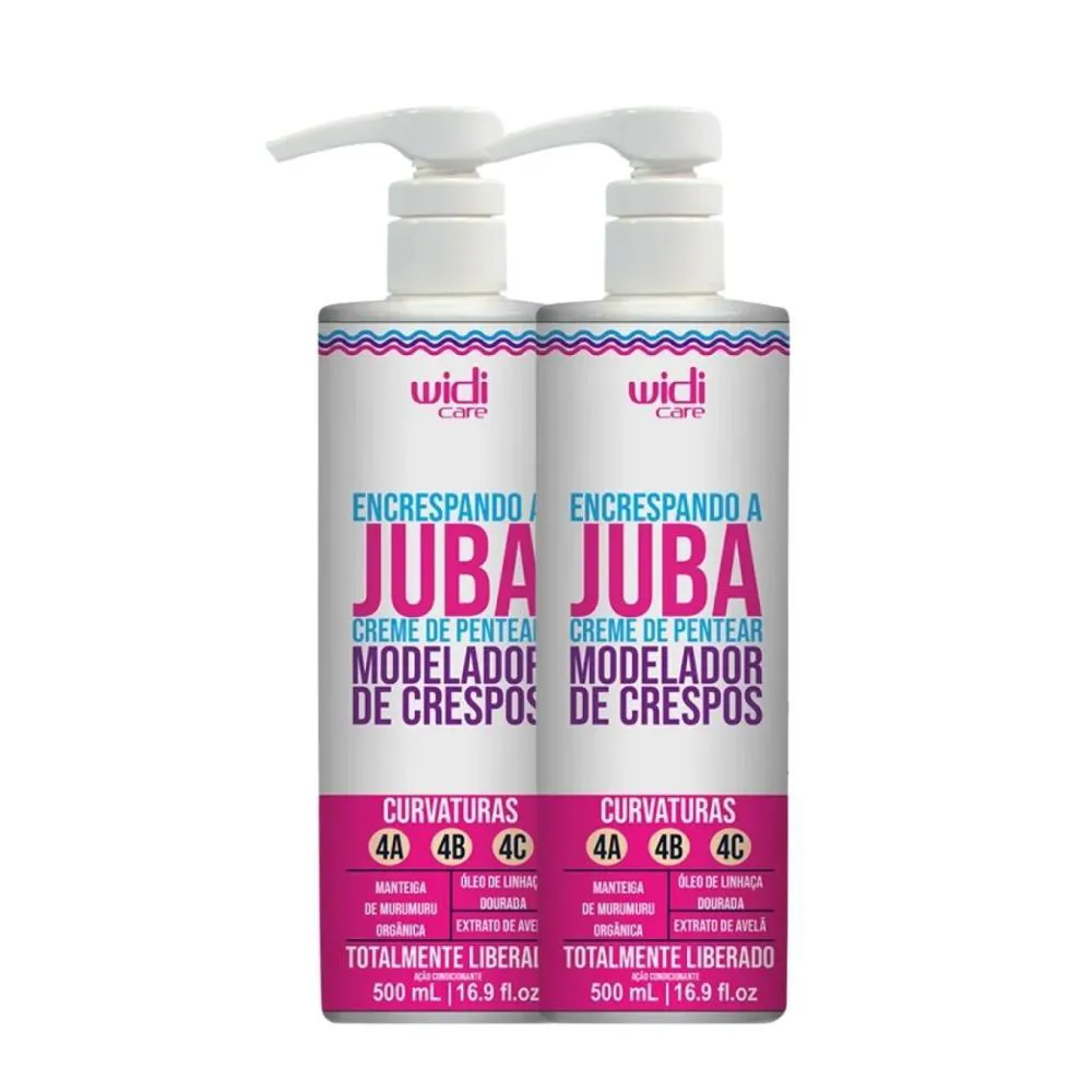 WIDI CARE ENCRESPANDO A JUBA KIT 2 CREME DE PENTEAR 500ML
