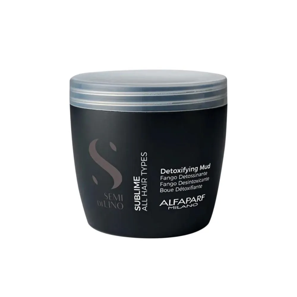 ALFAPARF SEMI DI LINO SUBLIME DETOXIFYING MUD TRATAMENTO CAPILAR 500ML