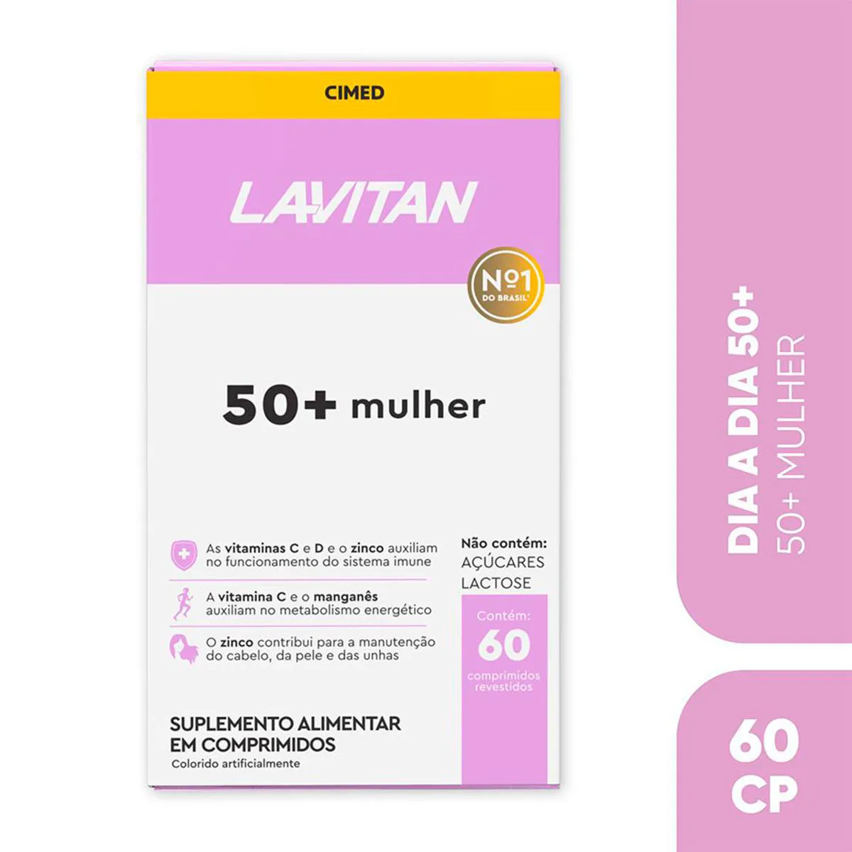 Polivitamínico Lavitan 50+ Mulher 60 cápsulas