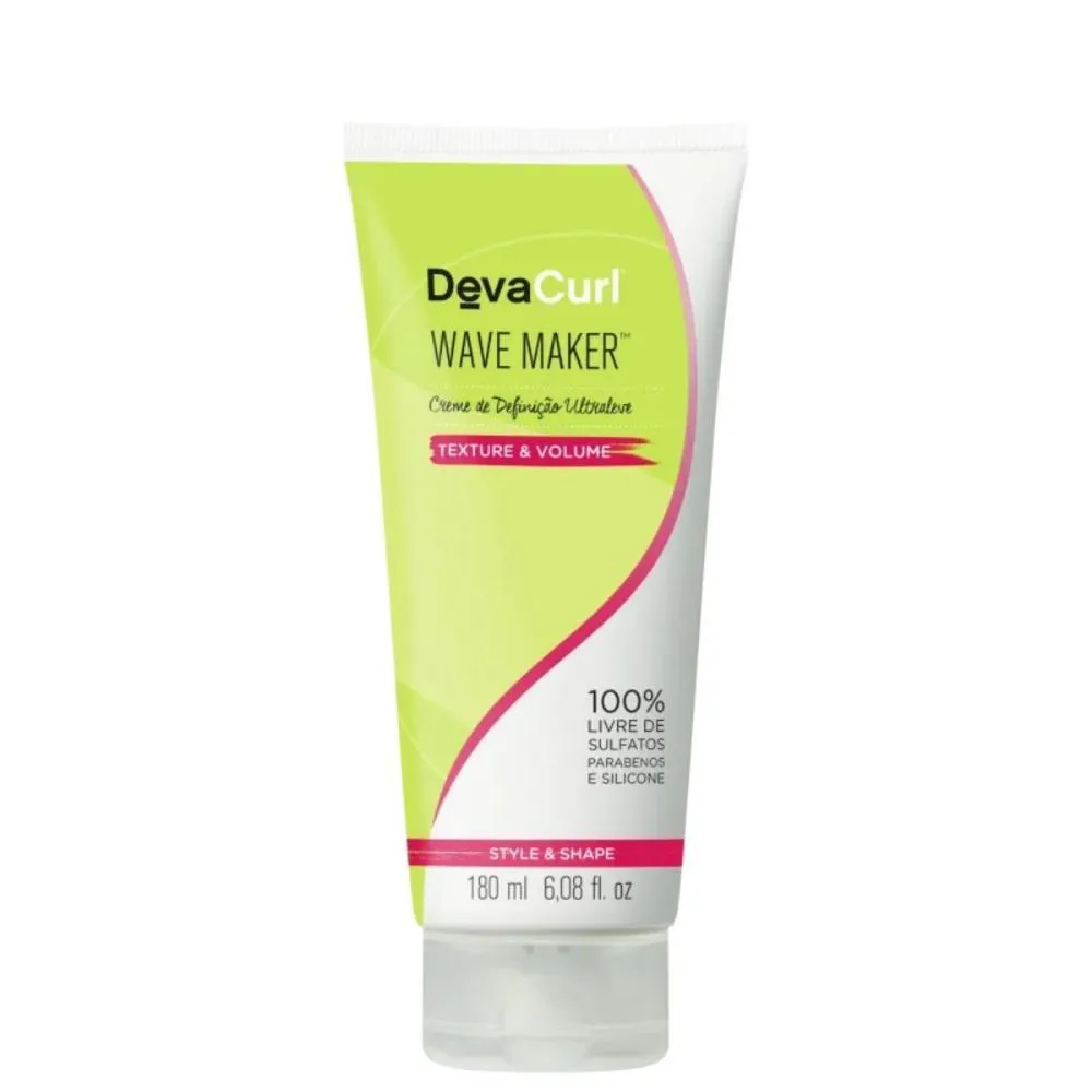 DEVACURL WAVE MAKER CREME DE DEFINIçãO ULTRALEVE 180ML