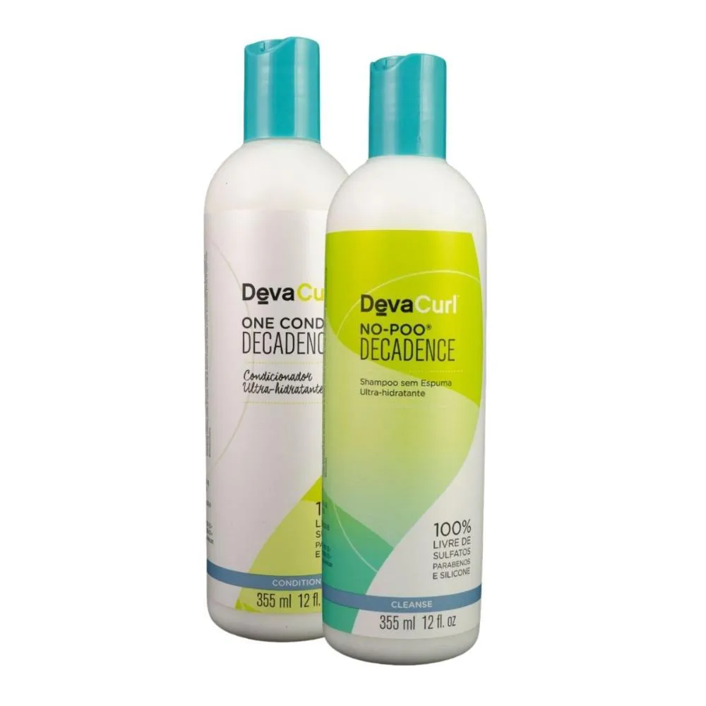 DEVACURL NO-POO DECADENCE KIT SHAMPOO E CONDICIONADOR 355ML