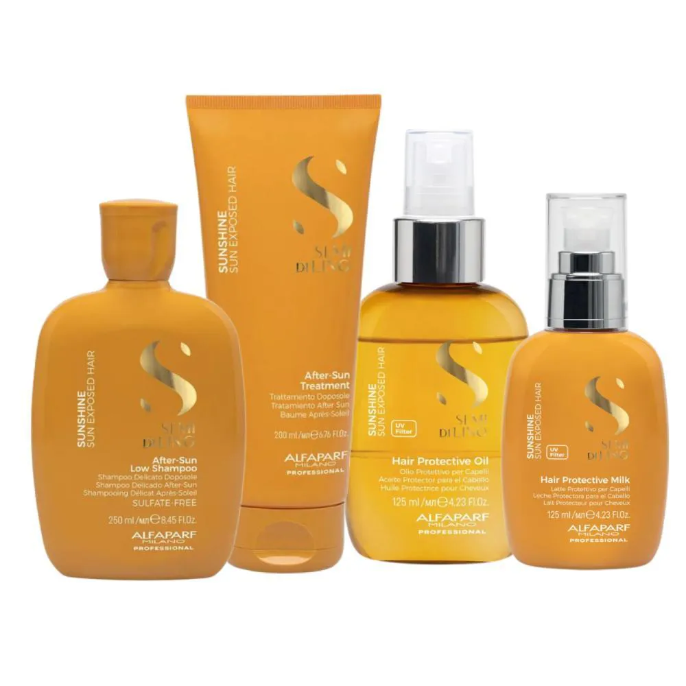 ALFAPARF SEMI DI LINO SUNSHINE KIT HOME CARE (4 PRODUTOS)