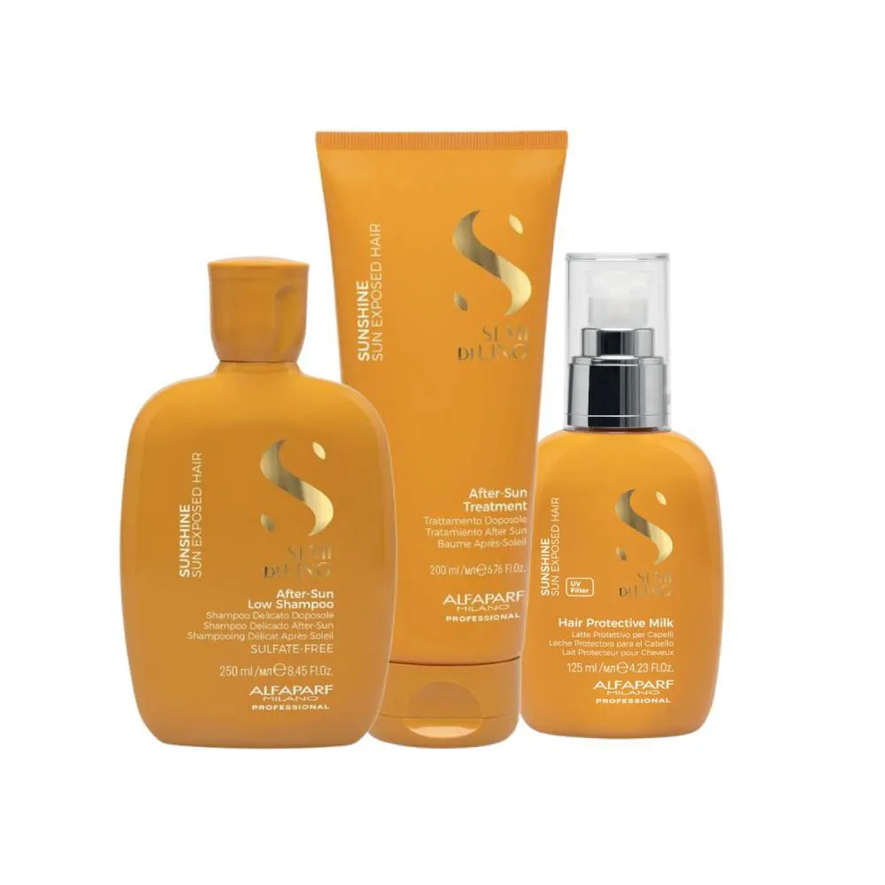 ALFAPARF SEMI DI LINO SUNSHINE KIT HOME CARE (3 PRODUTOS)
